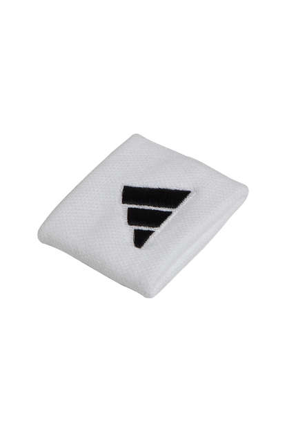 ADIDAS Wristbands S White with Black Logo