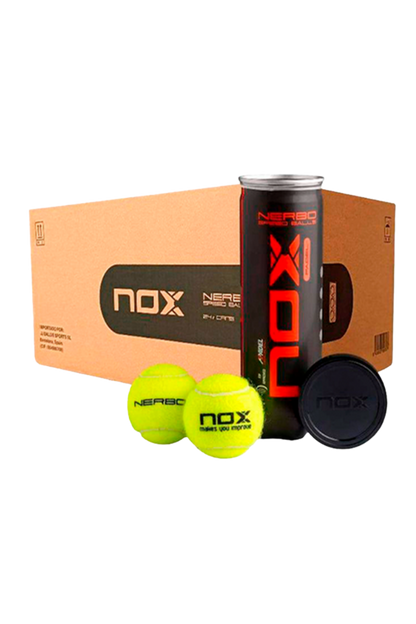 NOX Nerbo Speed Balls Carton (24 tubes)